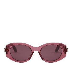 불가리 오벌 투명 프레임 선글라스 BV40007I 81Y