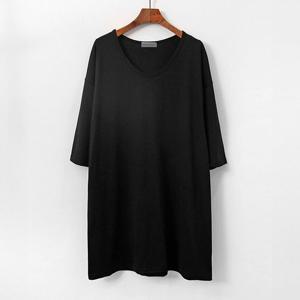 나야홍 / 아이우먼 올데이루즈유넥롱티 ILG569M507 빅사이즈