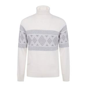 바르바 화이트 그레이 터틀넥 스웨터 25209BR095260 1000
