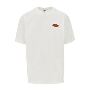 디키즈 화이트 크루넥 스몰 체스트 로고 티셔츠 DK0A87QQ 0WH