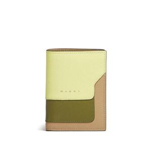 마르니 반지갑 PFMOQ14U13LV520 Z685N VANILLAOLIVESOFTBEIGE