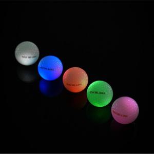 [골프 델루나]LED 야광 발광 3피스 골프공(1구)