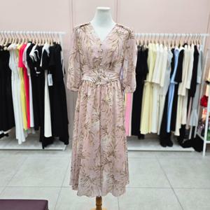 [샤틴]브이넥 타슬장식 쉬폰 패턴원피스S253C603A51_JK