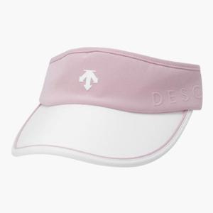 데상트골프썬캡 JQS DP32WFSV81-PIKG 여성 리본 2SET 선바이저 / SOFT PINK
