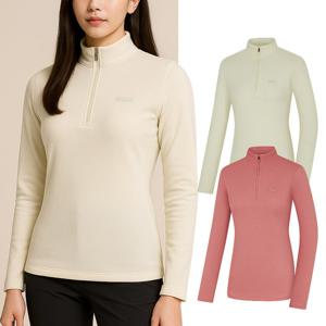 콜핑 여성 흡한속건 보온 등산 긴팔 반집업 티셔츠 KSC457UT0W