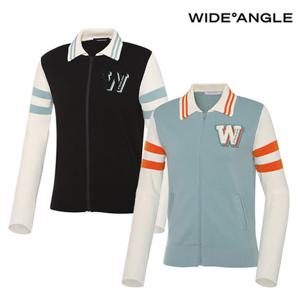 [와이드앵글] WWU23K73 WG 바시티 풀집업 스웨터