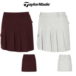 [테일러메이드] 어패럴 골프 웨어 25 F W TWCUO7293 999 여성 가을 TR 전체플리츠 큐롯 주름 치마 스커트