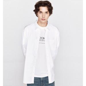 [지오다노]남성 레귤러 포플린 셔츠 045901