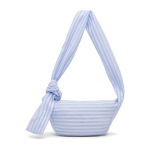 25 FW Issey Miyake 여성 블루 준 리니어 니트 56 숄더백 252809F048004