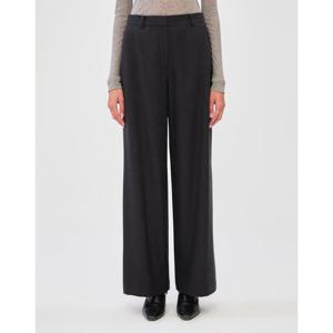 질스튜어트 뉴욕 여성 24FW 그레이 멜란지 와이드핏 슬랙스 팬츠 JSPA4D420G3