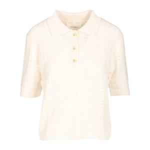 리사 양 마시 포인텔 폴로 반팔 니트 2025395 CR