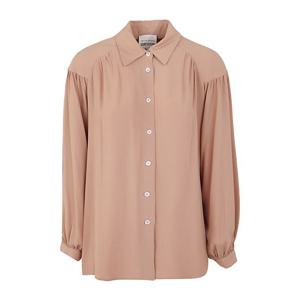 세미꾸띄르 개더 요크 루즈핏 알라인 셔츠 S2WU01 E37 SKIN