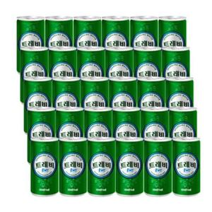 [롯데칠성] 트레비 플레인 190ml 탄산수 90개