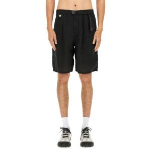 UNDERCOVER LINEN SHORTS UC1E4518BLACK