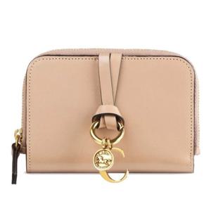 끌로에 알파벳 스몰 가죽 집어라운드 지갑 CHC25SP534O16 28V