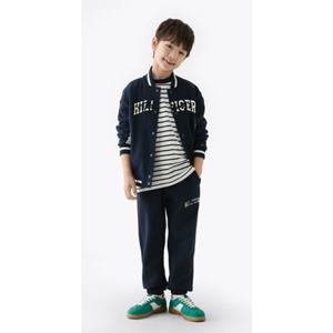 [타미힐피거칠드런] 믹스 그래픽 스웨트 팬츠 T42F6PPC300BT1