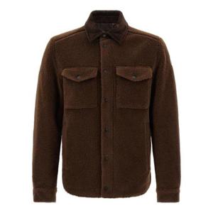 몽클레어 테디 코듀로이 트림 셔츠 자켓 K20912F00025809BY256 B