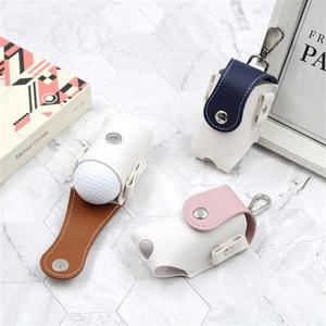 2구 골프공 가죽케이스 파우치 LM-0233 골프공파우치 골프공주머니 골프볼주머니 볼주머니 골프공케이스