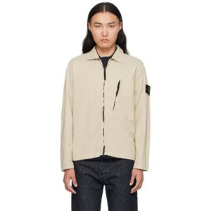 스톤아일랜드 재킷 베이지 1200003 수피마 코튼 트윌 스트레치 TC 재킷 252828M192023