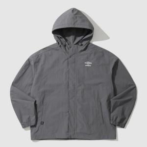 엄브로바람막이 NQC UP321CJK97-MCH 클래식 후드형 바람막이 집업 자켓 / H.CHARCOAL