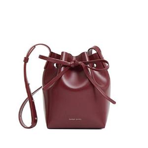 25 FW 만수르가브리엘 미니 레더 버킷 백 HMM010SPCLARET TP443080776