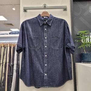 리트머스 HC12 투포켓  데님  반팔 셔츠 LP2YU364-065