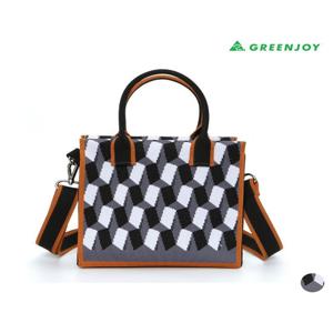 [그린조이]여성 기하학 JQD 지퍼크로스 G-BAG  GP25LA82W5