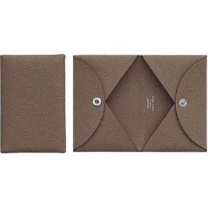 에르메스 칼비 카드 지갑 H044164CK18 앱송 팔라듐 하드웨어 에토프