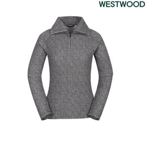 [웨스트우드]여성 겨울 트위드 집업 티셔츠 WN4WCTS330