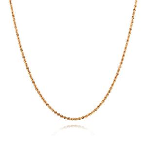 [로제도르] 펠트위스트 체인 목걸이(YG)(42cm)_282500156