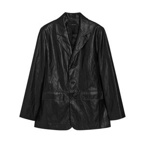 [올리브데올리브]싱글 페이크 레더 자켓(OL5XJ868)