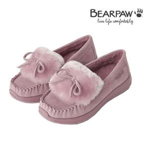 [베어파우(슈즈)]여성 CAROL 천연소가죽 양털 모카신 로퍼 (3999266QD-W-EGR)