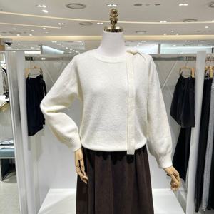 [밸리걸] 플라워 스트랩 포인트 니트 609610