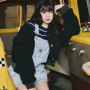 타미진스 여성 테디 바시티 봄버 T32F7WJC45TWT1