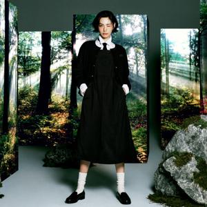 내셔널지오그래픽 N254WOP911 여성 포울리 논퀼팅 원피스 BLACK