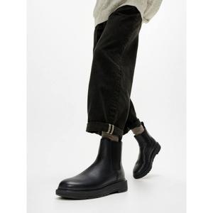 [핏플랍][삼성물산공식][스칸디] 남성 텀블드 레더 첼시부츠 블랙 (FT59K1B015)