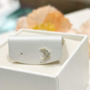 미니골드 14K 쁘띠 큐 문 피어싱 MEM21853