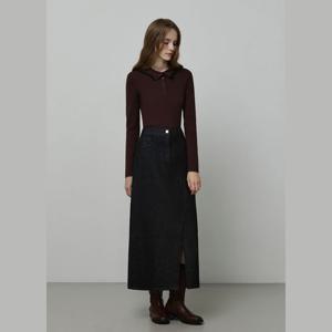 잇미샤 슬릿 롱 데님스커트 ITPADSK840