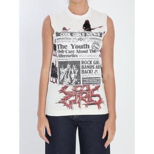 DOLCEGABBANA Printed jersey top F8V99TS9000