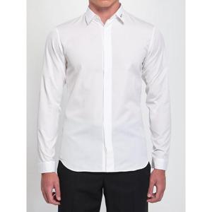 DIOR HOMME Cotton Shirt with Dior Embroidery 463C541089