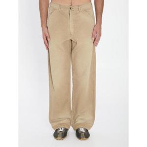 MAISON MARGIELA Beige cargo jeans S50LA0242964