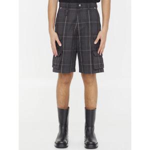 DIOR HOMME 체크 코튼 버뮤다 쇼츠 343D185AC988