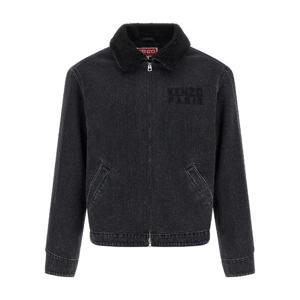 KENZO KENZO Happy Tiger denim jacket FF65DB1056C4BT