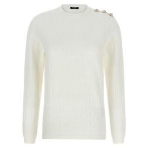 BALMAIN Maxi shoulder top FF1KD090KI630KA