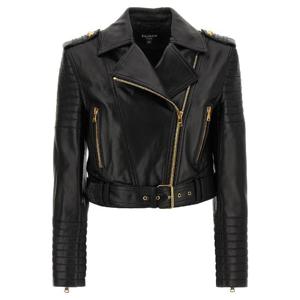 BALMAIN Leather jacket FF1TD207LC620PA