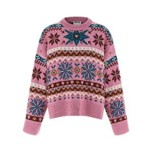 MOSCHINO Intarsia wool sweater A091654051210
