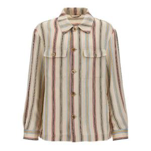 ETRO 스트라이프 오버셔츠 MRBA000599TR334S8450