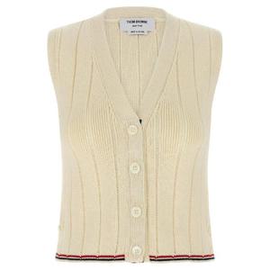 THOM BROWNE RWB intarsia vest FKV217AY1024100