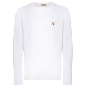 폭스 롱슬리브 티셔츠 화이트 FU00163KJ0010 P100