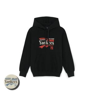 MLB 공용 바시티 빈티지 레터 그래픽 후드 티셔츠 (3AHDV0454)